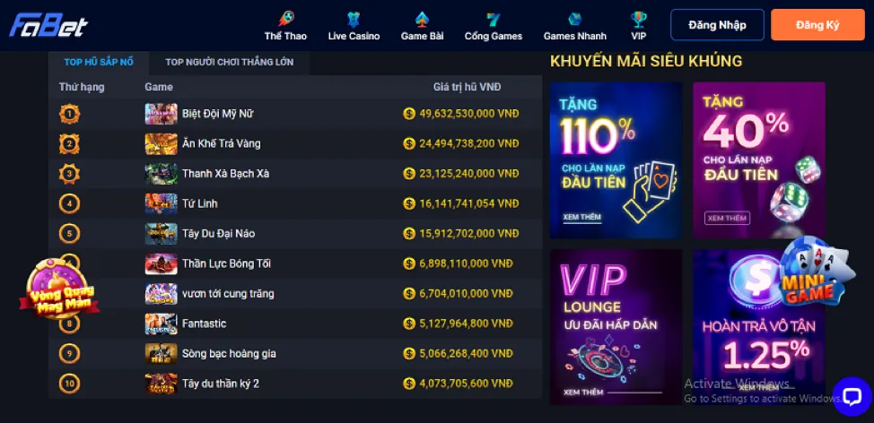 Game bài Baccarat trực tuyến tại SUT88